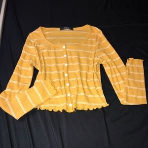 long sleeve Crop Top